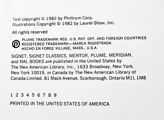 The BCE of Creepshow will have the full number line on the copyright page but lack "First Edition" as found on the first printing.