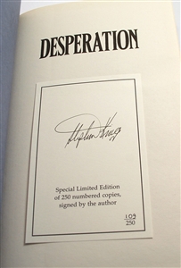Example of Signed Limited Edition with Affixed Bookplate
